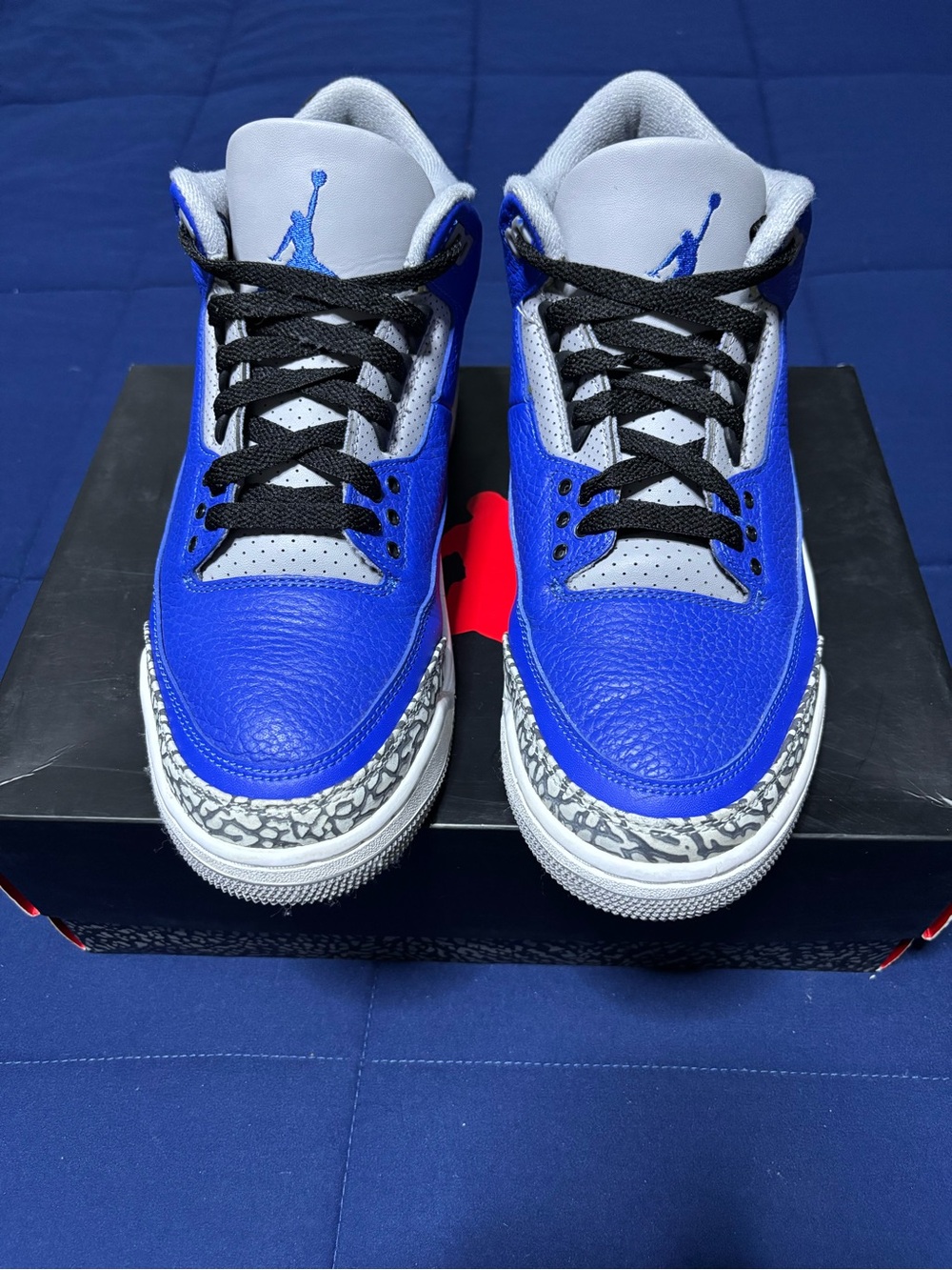 Jordan 3 Retro Varsity Royal 2020 Size 9.5